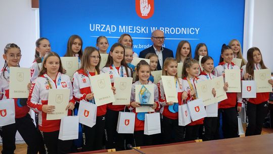 Sukces brodnickich gimnastyczek doceniony