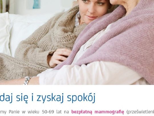 Bezpłatne badania mammograficzne