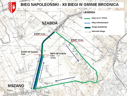 Bieg Napoleoński w gminie Brodnica