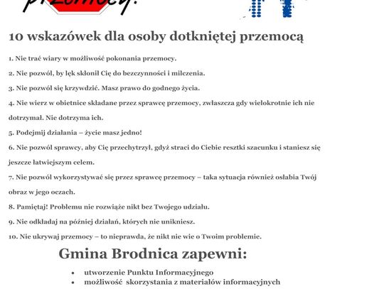 Dni Bez Przemocy w Gminie Brodnica
