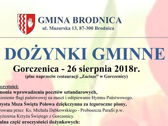 Dożynki Gminy Brodnica