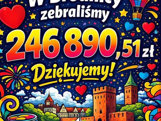 Duże, czerwone serduszko dla Brodniczan Duże, czerwone serduszko dla Brodniczan
