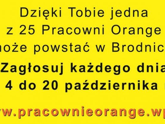 Głosuj na Pracownię Orange w Brodnicy