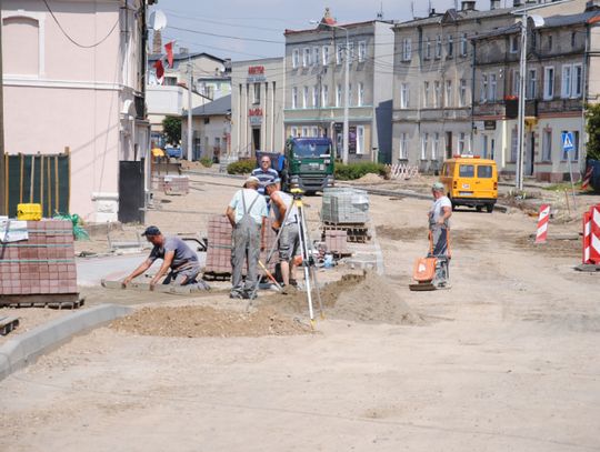 Jabłonowo Pomorskie. Roboty na Głównej