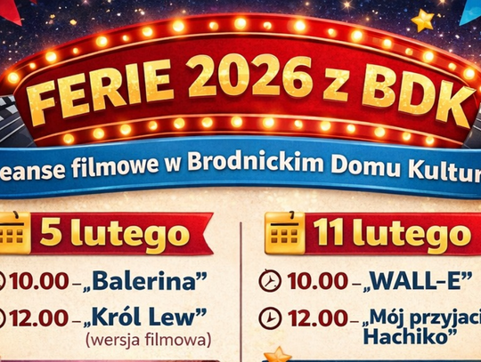 Kino rodzinne w Brodnickim Domu Kultury