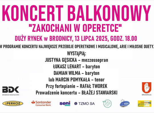 Koncert balkonowy na Dużym Rynku
