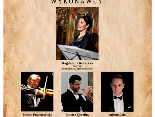 Koncert w piwnicach zamkowych. Przy blasku świec