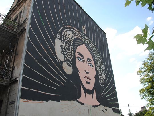 Księżniczka Anna na ścianie. Mural nową atrakcją