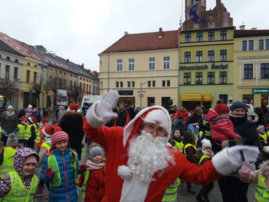 Na brodnickim Dużym Rynku pojawił się Św. Mikołaj!