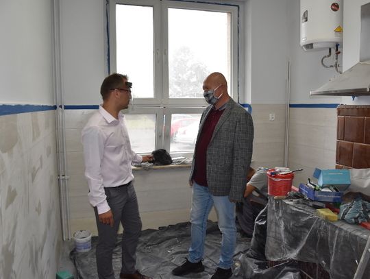 Na finiszu remonty jadalni w szkołach gminy Brodnica