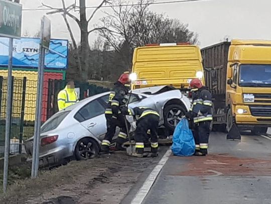 Niebezpieczna kolizja w Szabdzie