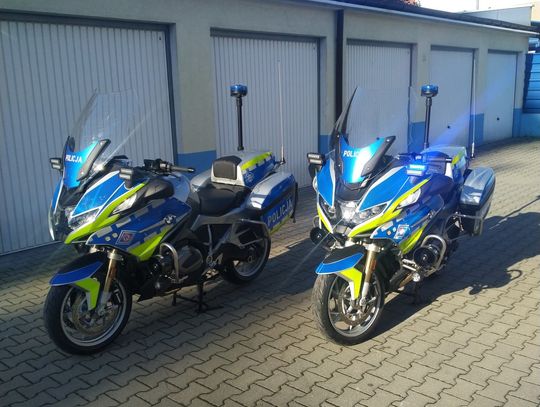 Nowe motocykle dla brodnickiej drogówki 