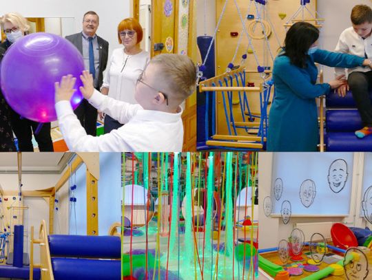 Nowoczesna sala terapii sensorycznej w ZSS
