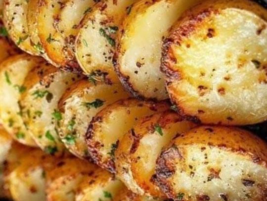 Pieczone talarki ziemniaczane Pieczone talarki ziemniaczane