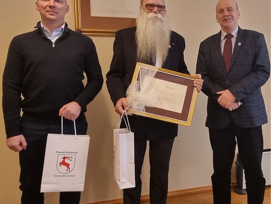 Podziękowania dla dyrektora Rajdu Brodnickiego