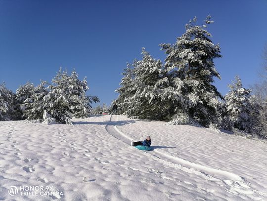 Prawdziwa zima śnieg trzyma