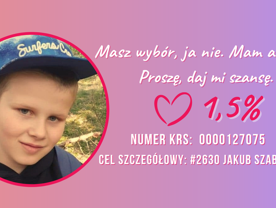 Przekaż 1,5 proc.  Pomóż innym