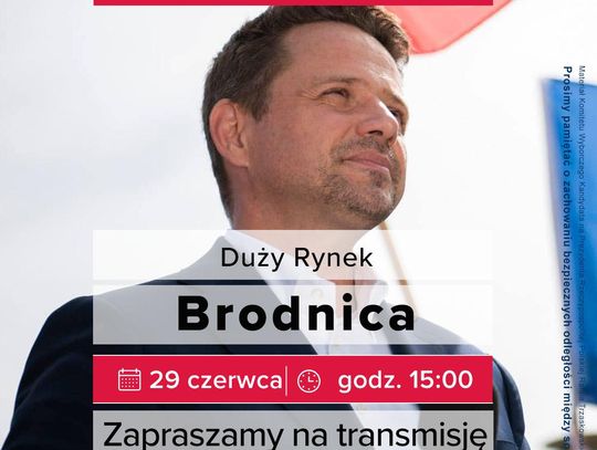 Rafał Trzaskowski w Brodnicy
