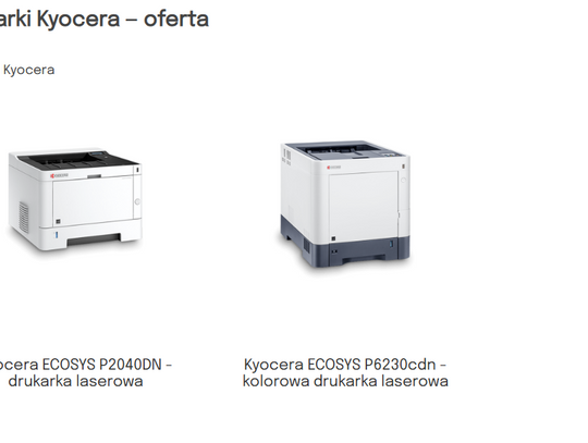 Recenzja najnowszych modeli drukarek Kyocera