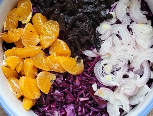 Surówka z czerwonej kapusty