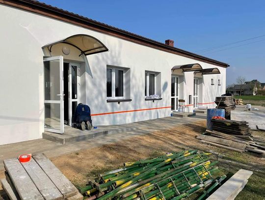 Świetlica wiejska będzie jak nowa. Prace trwają