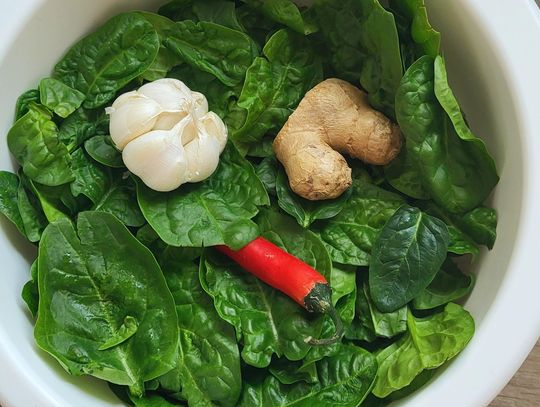 Szpinak  na dodatek