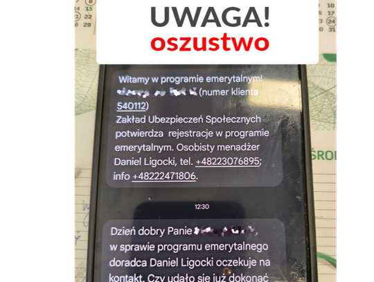 Uwaga oszuści