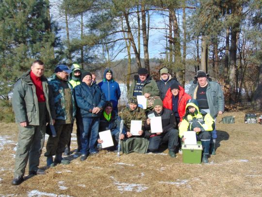 Wędkarze na lodzie - Mistrzostwo Koła PZW Wiarus