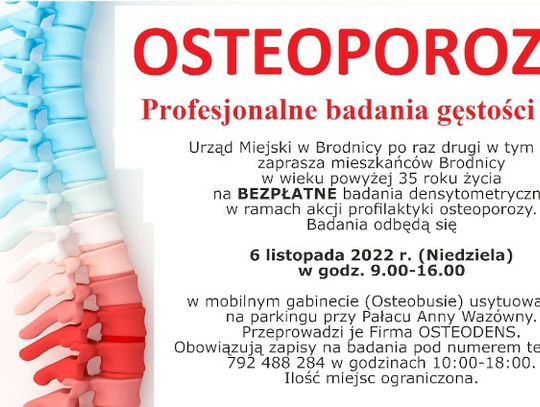 Zbadaj swoje kości w mobilnej pracowni osteoporozy