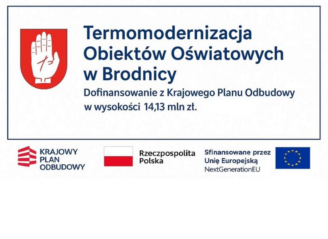 Brodnica inwestuje w termomodernizację szkół