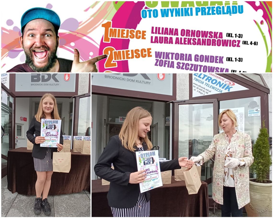 Brodnicki Przegląd Taneczny online. Nagrody rozdane