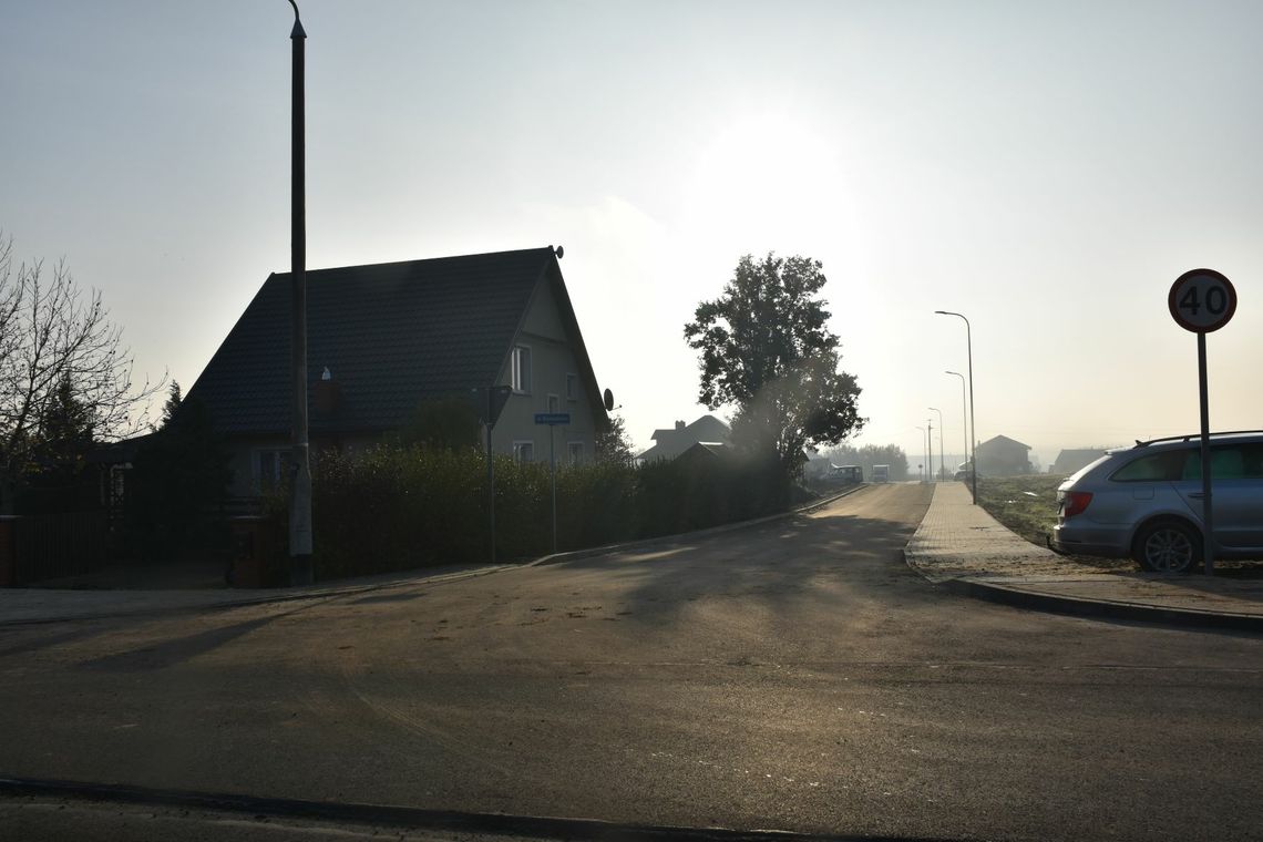 Budowa ulicy Rumiankowej w Karbowie zakończona