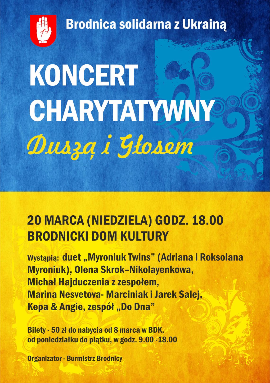 Charytatywny koncert dla Ukrainy