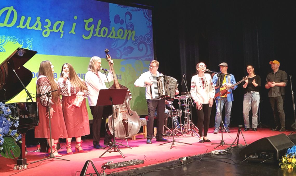 Charytatywny koncert dla Ukrainy. Duszą i głosem