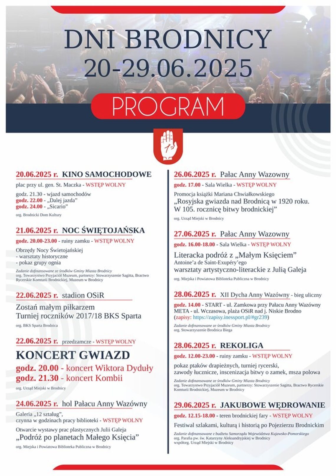Dni Brodnicy 2025 - program