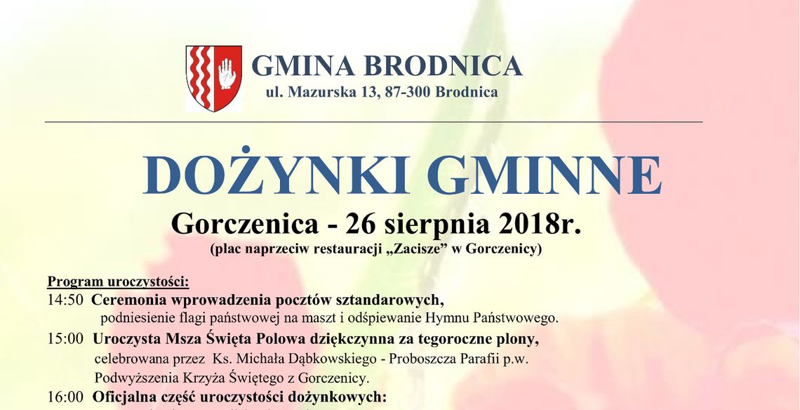 Dożynki Gminy Brodnica