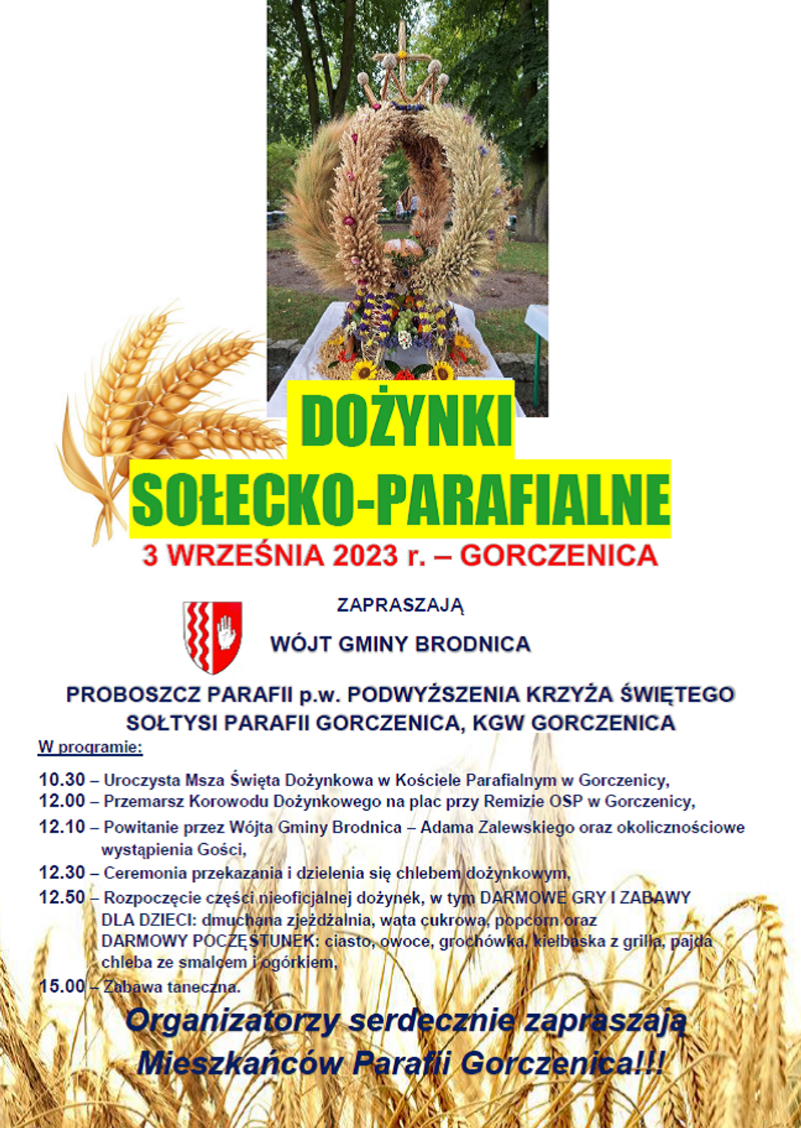 Dożynki w Gorczenicy