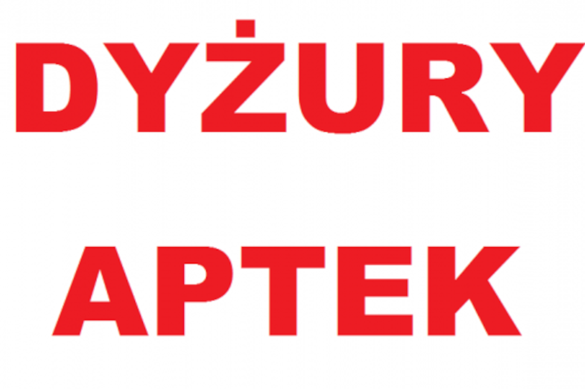 Dyżury aptek luty - marzec 2023