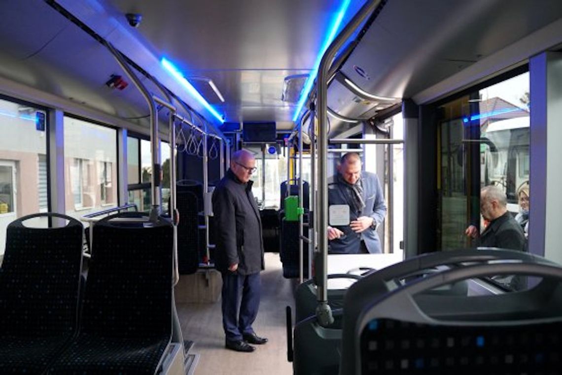 Elektryczny autobus na ulicach Brodnicy