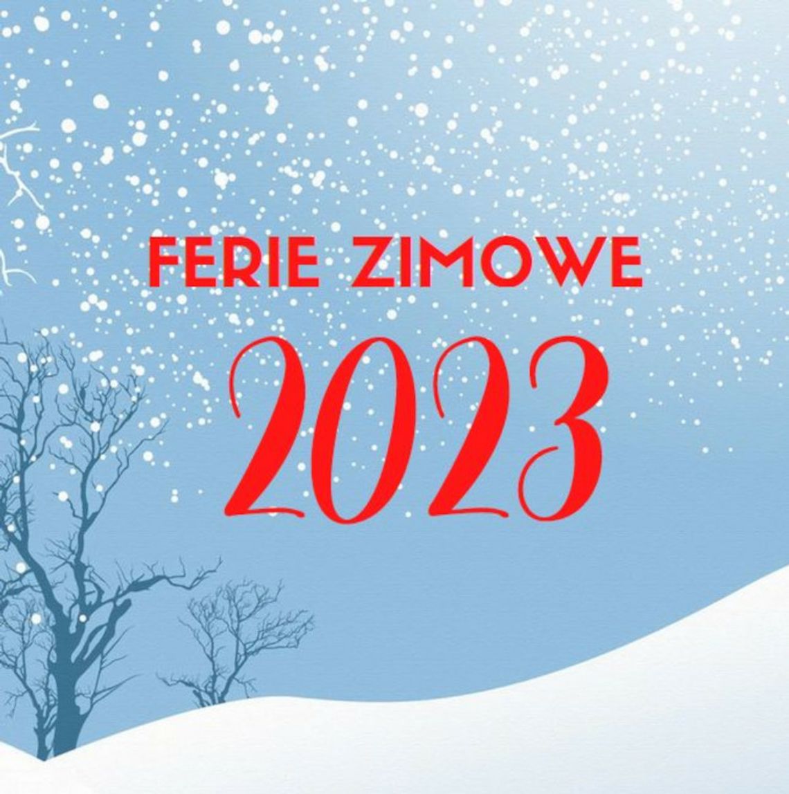Ferie zimowe 2023 w gminie Brodnica