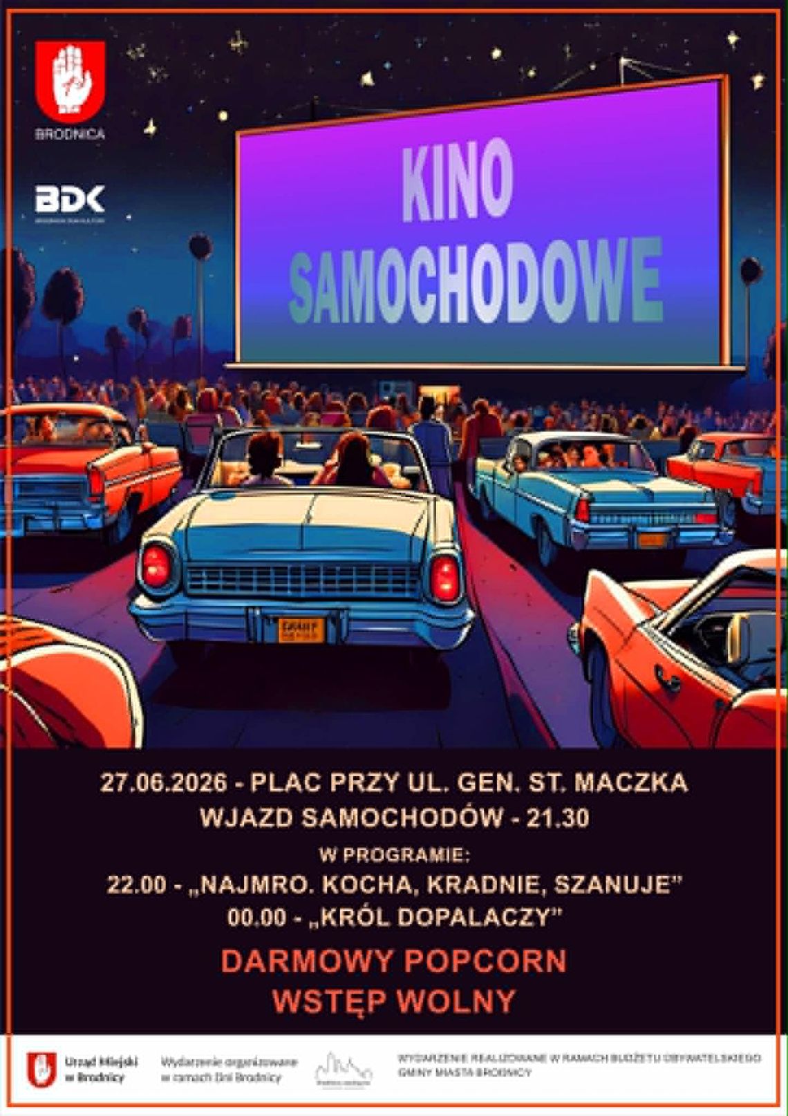 Filmowe lato w Brodnicy Filmowe lato w Brodnicy