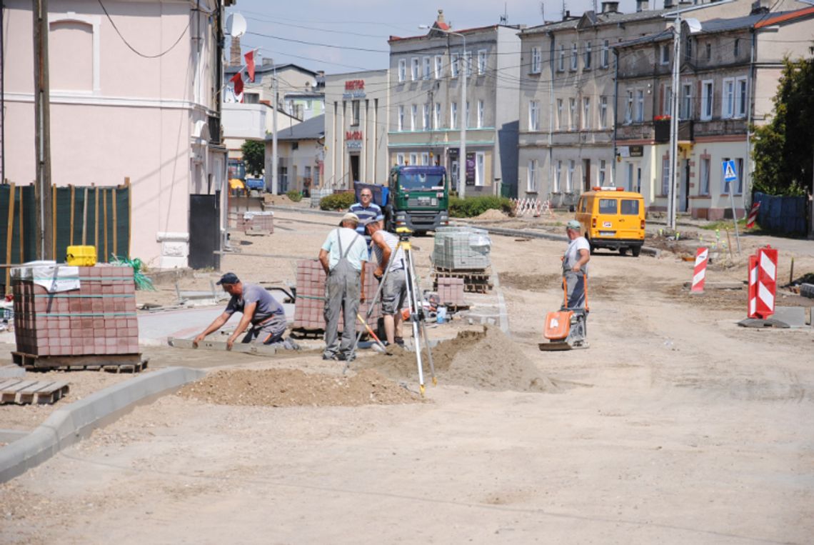 Jabłonowo Pomorskie. Roboty na Głównej