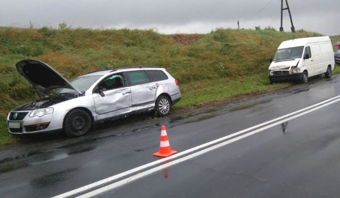 Jedna osoba ranna. Trzy samochody uszkodzone