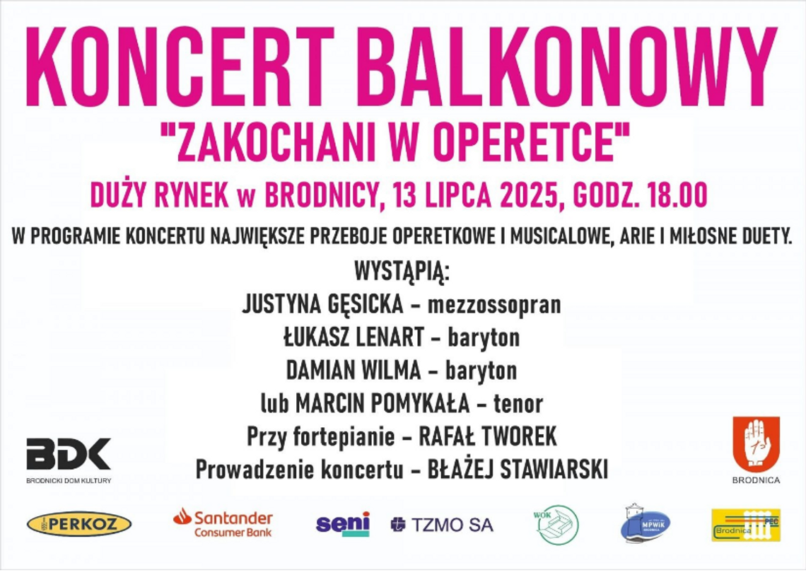 Koncert balkonowy na Dużym Rynku