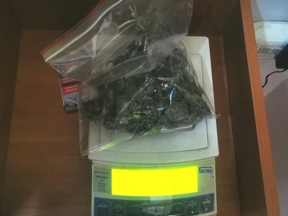Narkotyki w pokoju nastolatka - ponad 90 gram marihuany 
