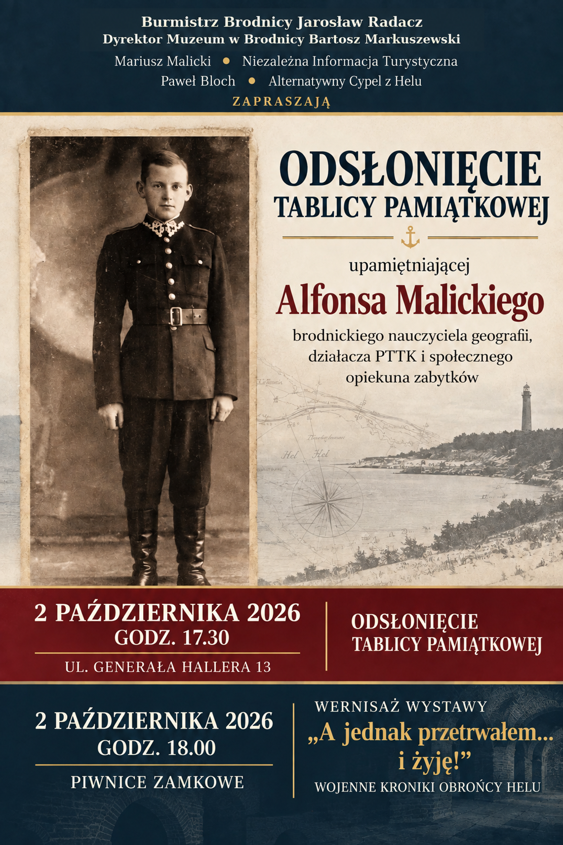 Odsłonięcie tablicy pamiątkowej i wernisaż Odsłonięcie tablicy pamiątkowej i wernisaż
