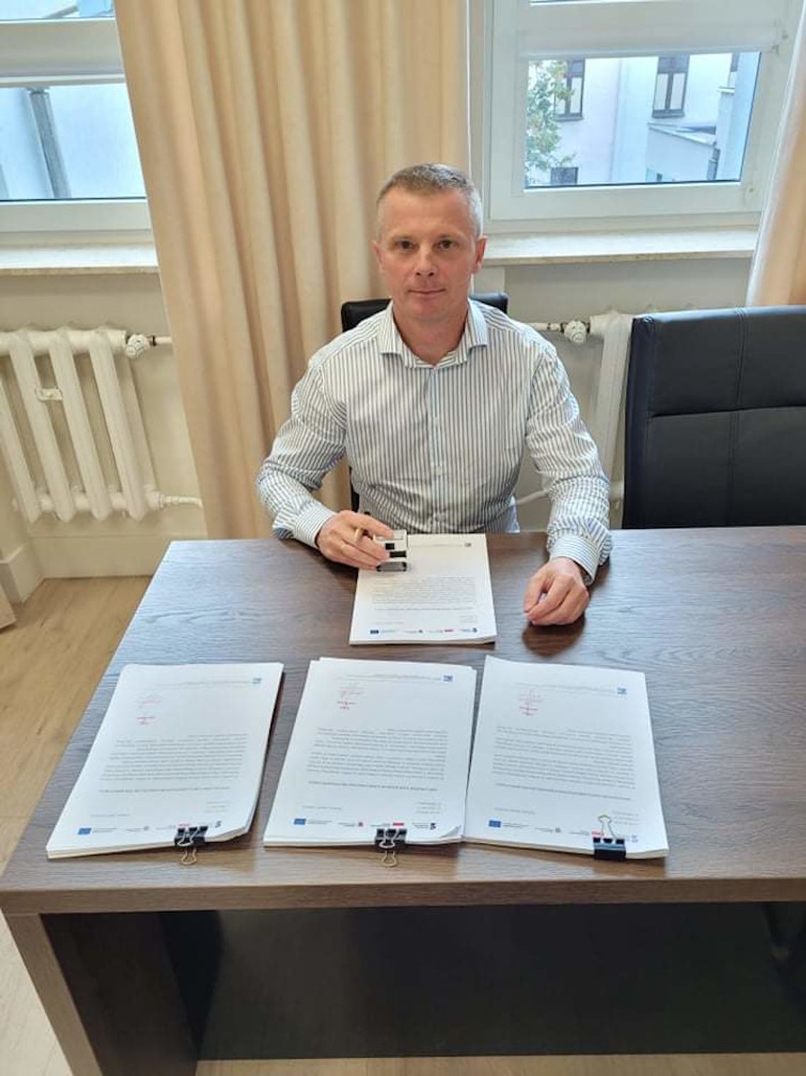Podpisanie umów na granty z LGD