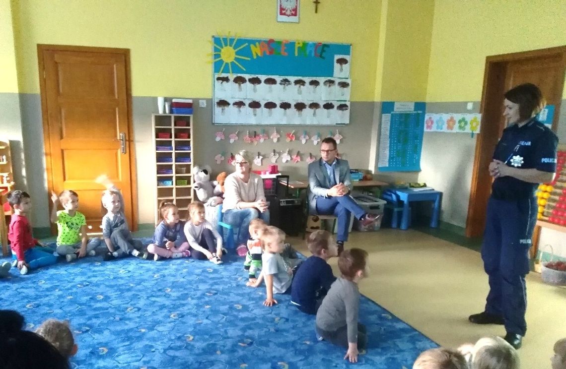 Policjantka w przedszkolu