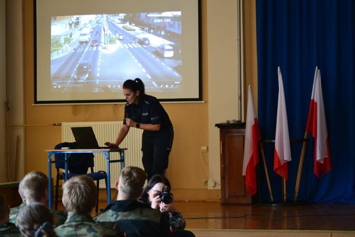 Policjantka w szkole