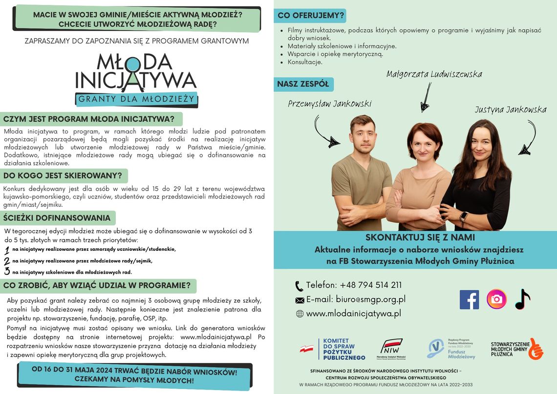 Program grantowy. “Młoda Inicjatywa”